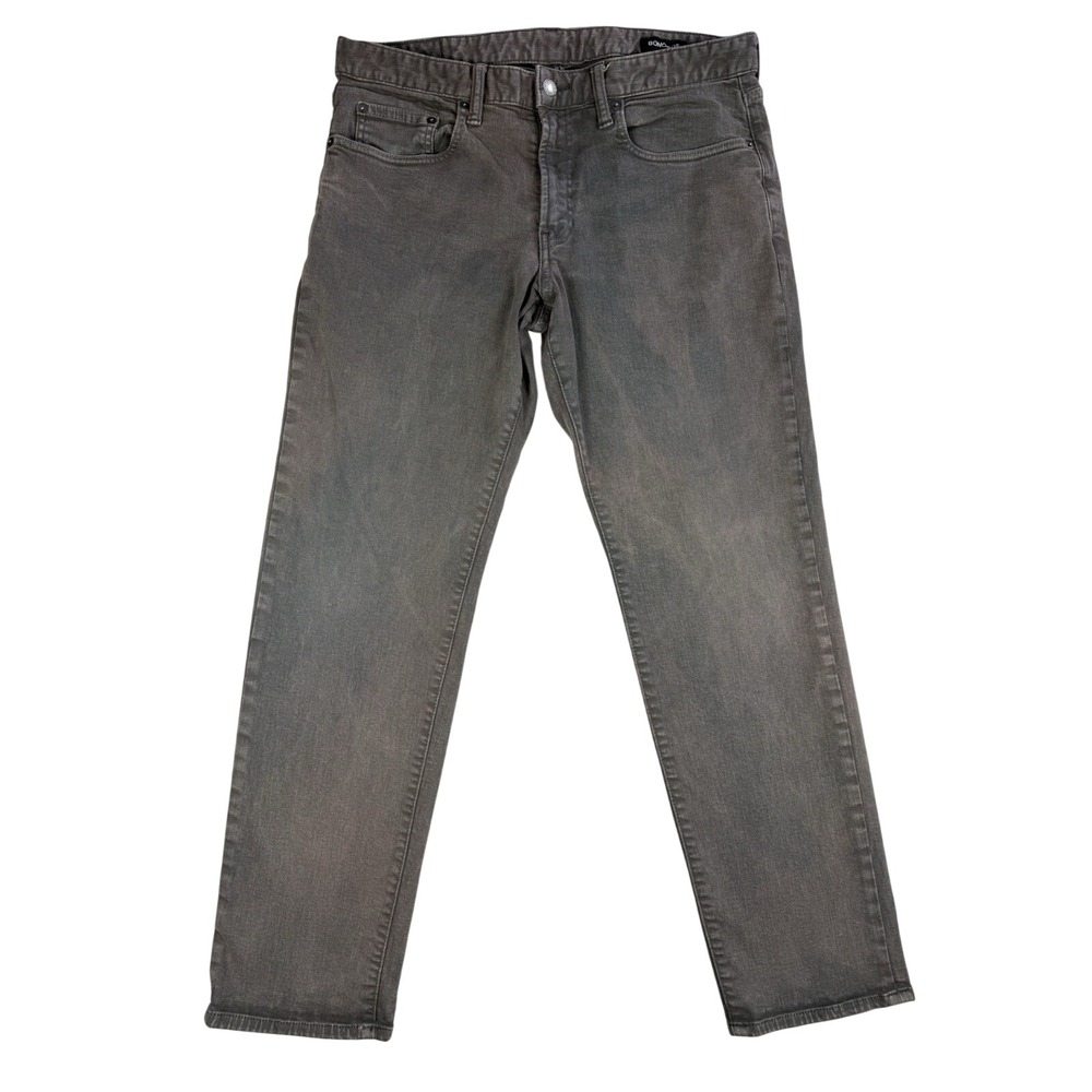 Bonobos Jeans Men 34x32‎ (34x30) Grey Cotton Stretch Streetwear Preppy Relaxed